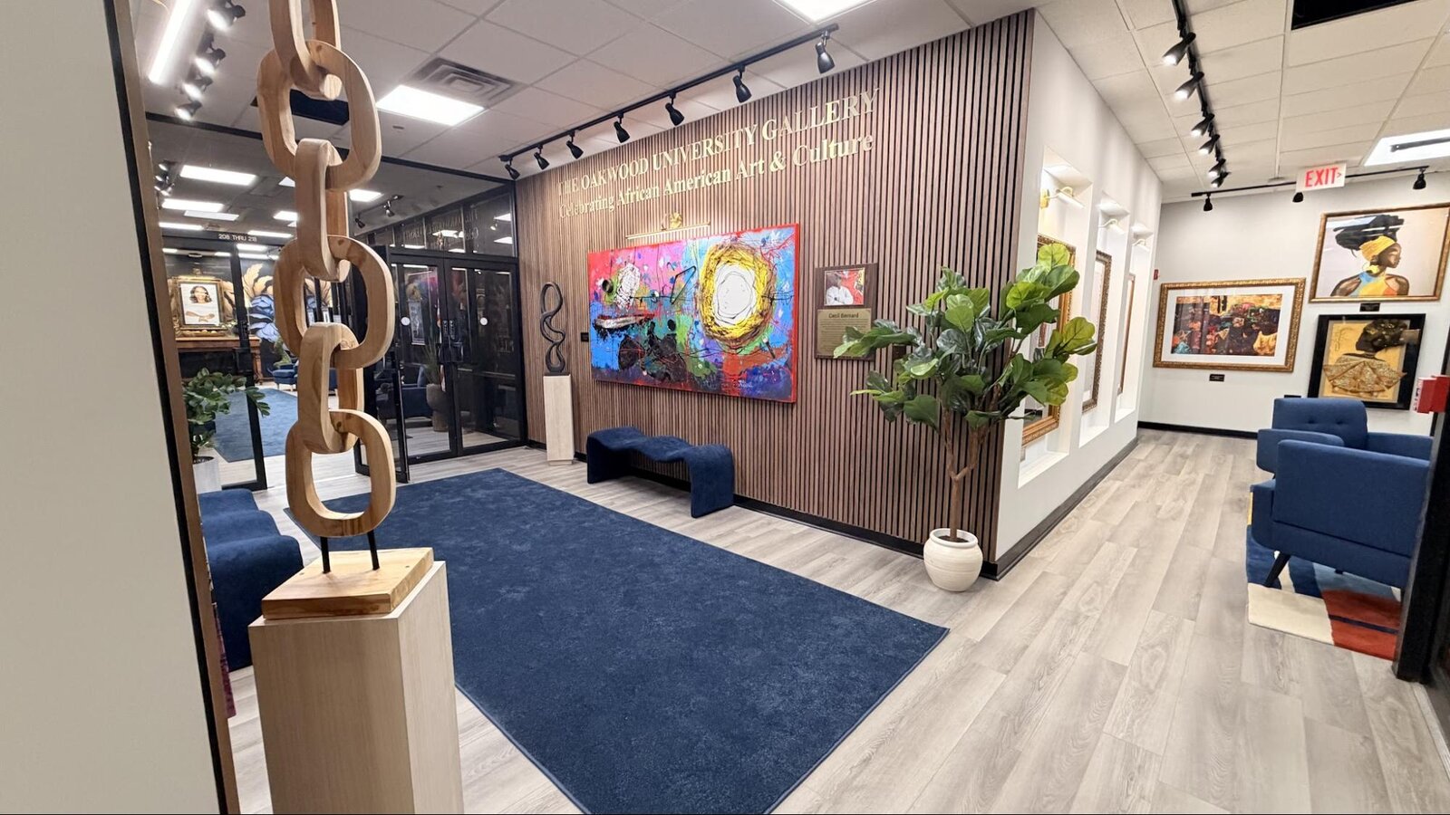 Oakwood University Art Gallery redesign by Vinette Brown Dye — view 6
